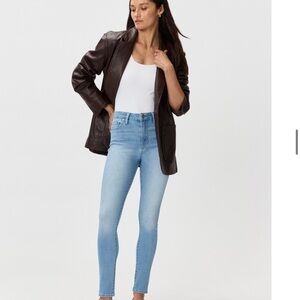 Quince Light Blue Women's Skinny Jeans